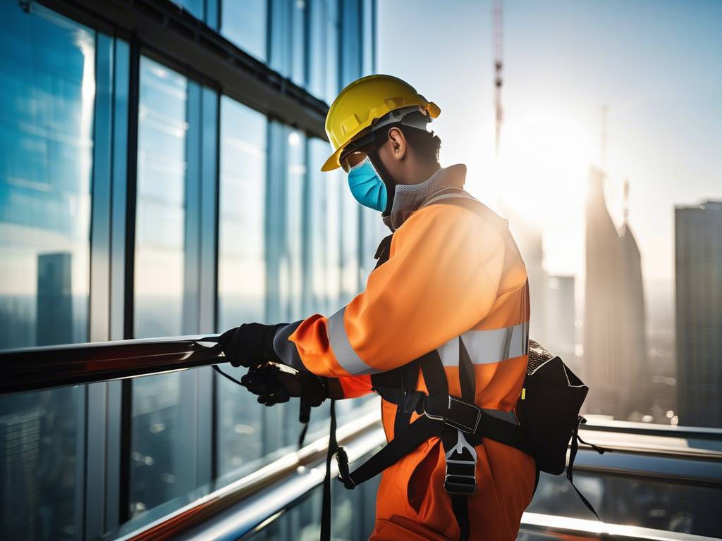 Zasady bezpieczeństwa przy myciu okien w wysokich budynkach