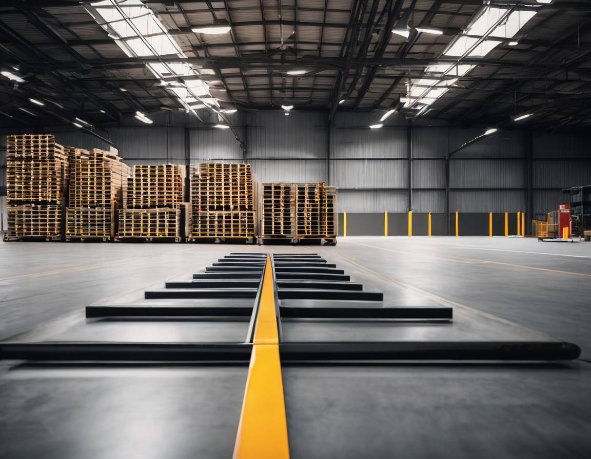 Jak prawidłowo ustawić kąt nachylenia rampy załadunkowej dla bezpiecznego transportu?